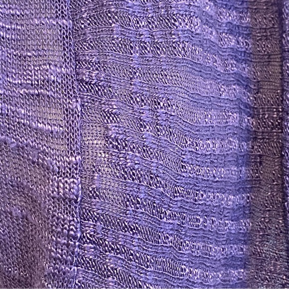 Seduction Purple Cardigan Shrug Size Small - Picture 11 of 13